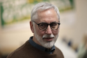 Tom O'Donnell at the Fairfield Public Library.
