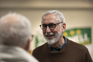Tom O'Donnell at the Fairfield Public Library.